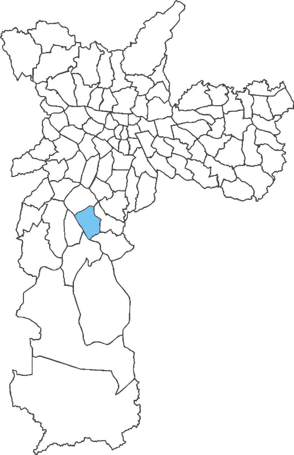 Mapa de Campo Grande, distrito de