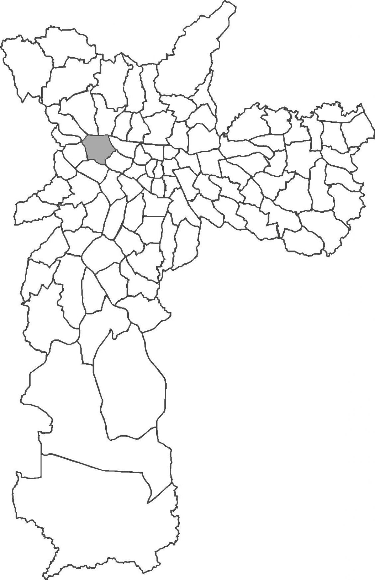 Mapa de distrito de Lapa