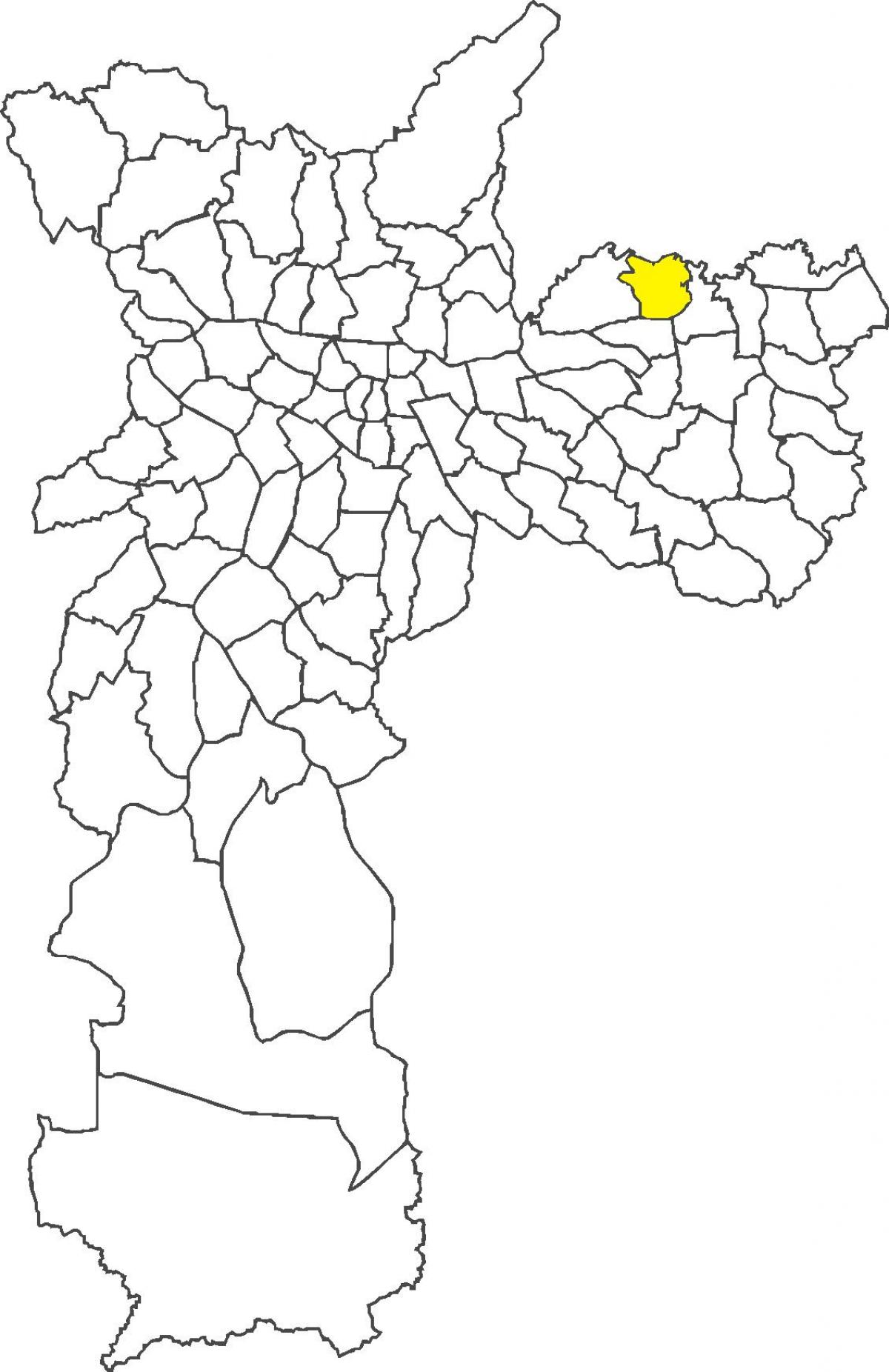 Mapa de Ermelino Matarazzo distrito