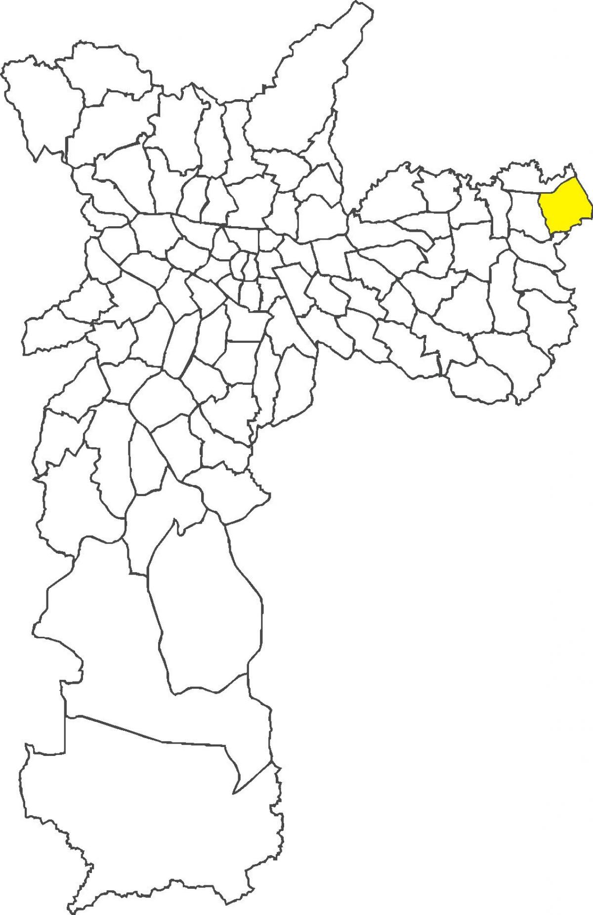 Mapa de Itaim Paulista distrito