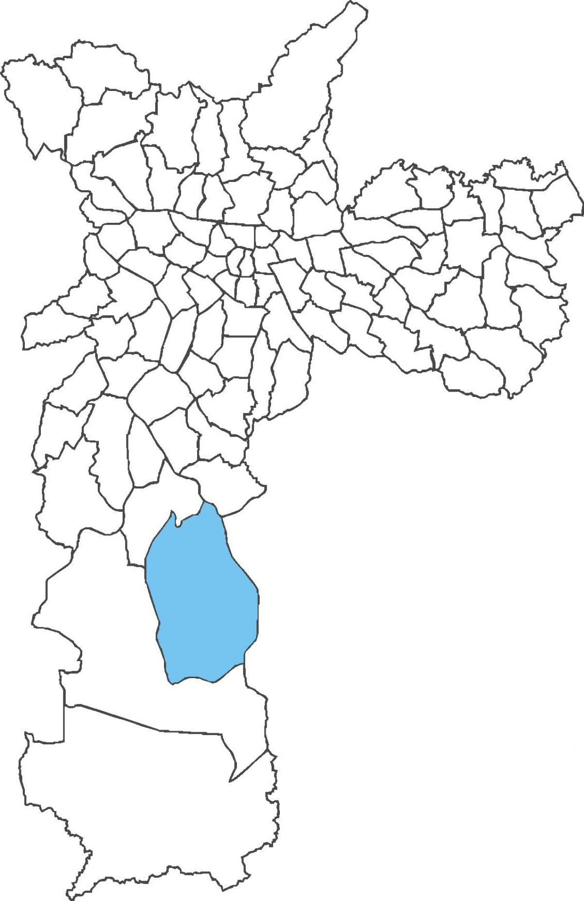 Mapa de distrito Grajaú