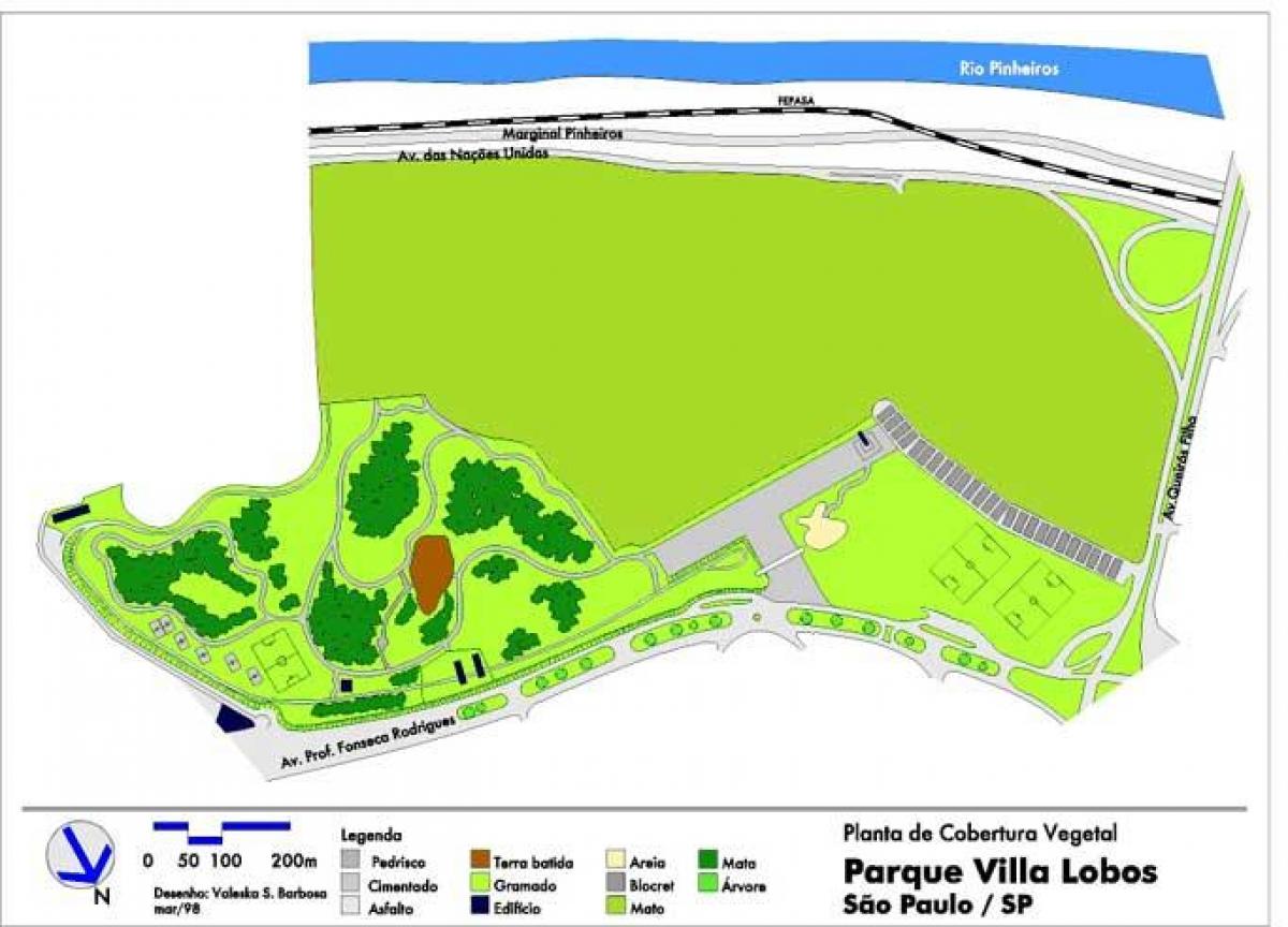 Mapa de Villa lobos Parque