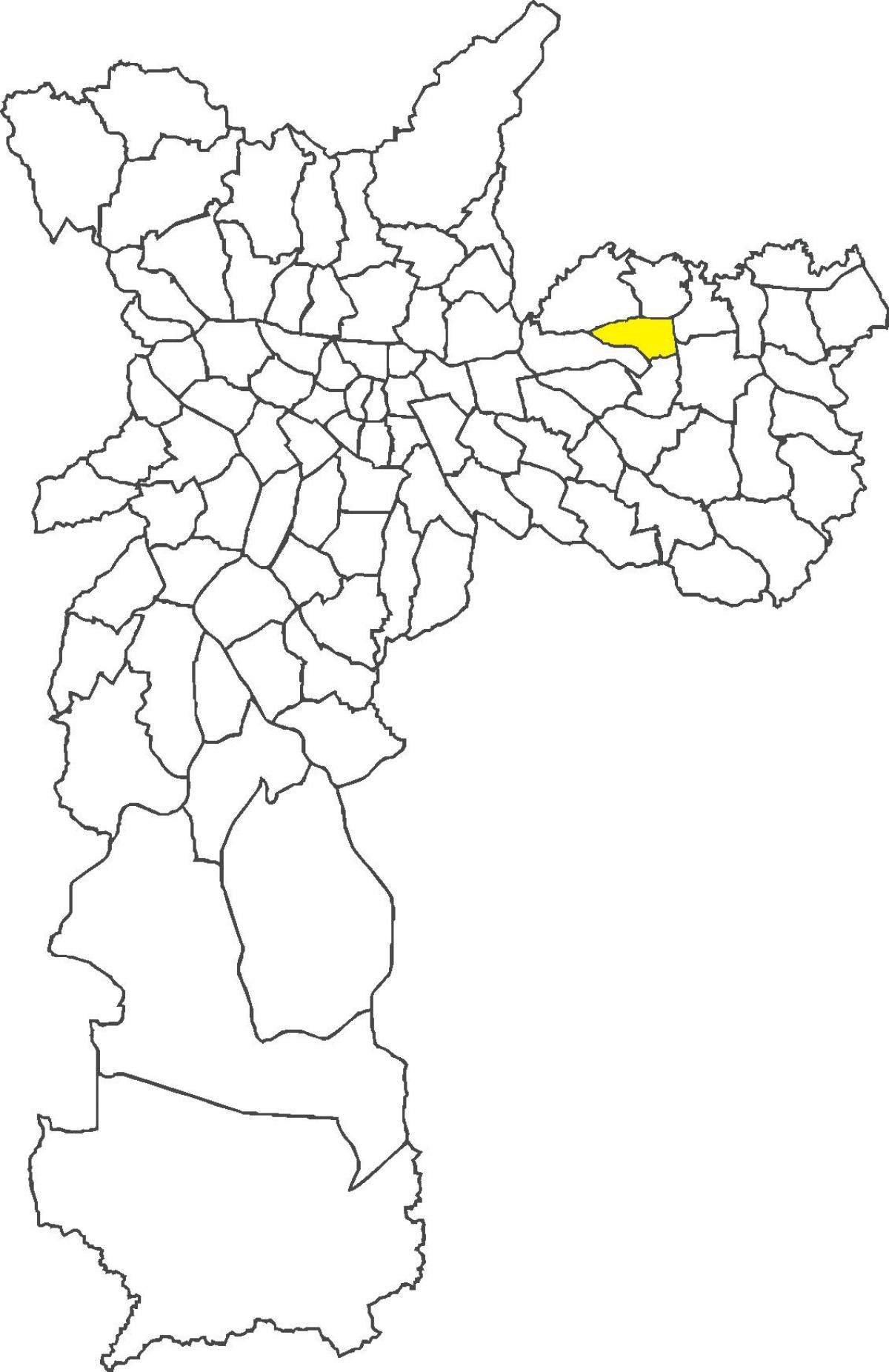 Mapa de Ponte Rasa distrito