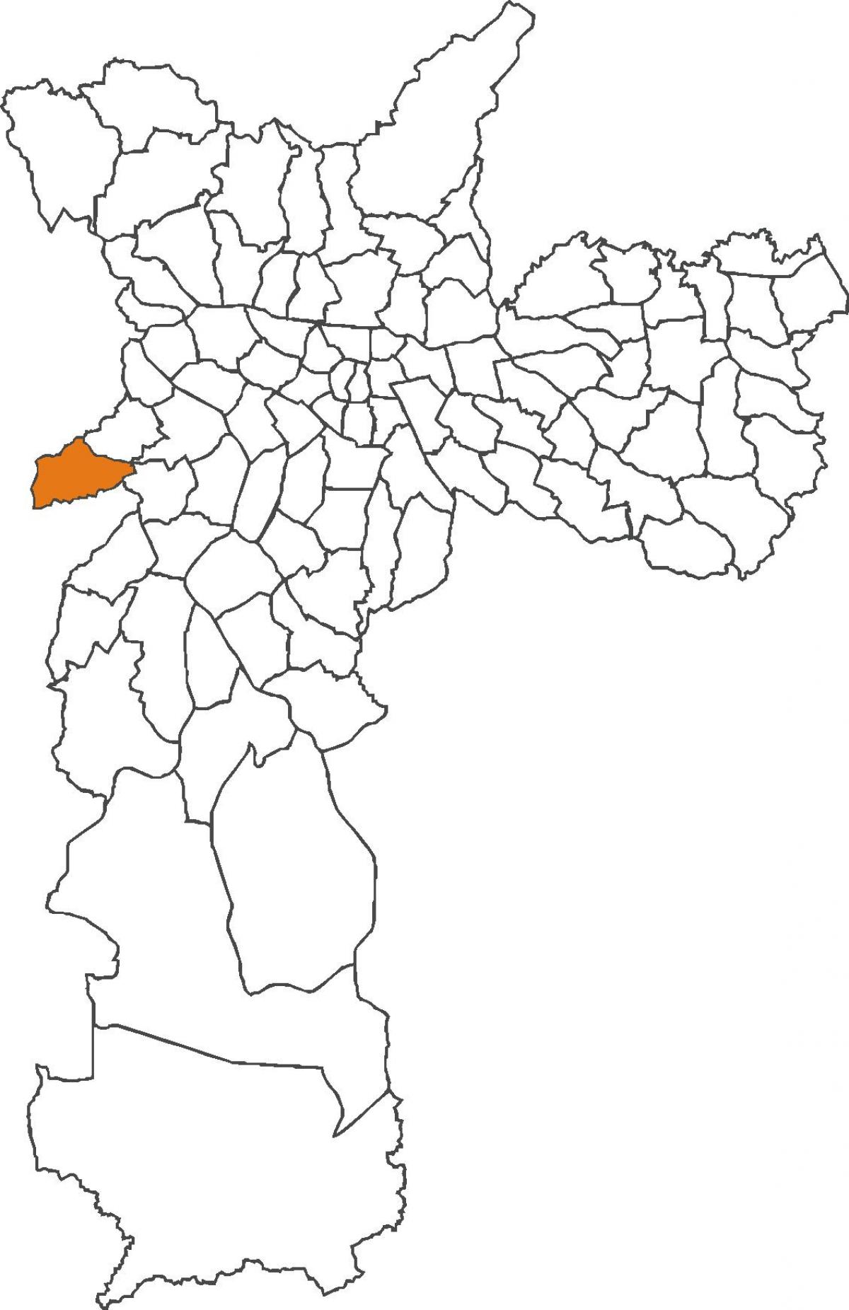 Mapa de Raposo Tavares distrito