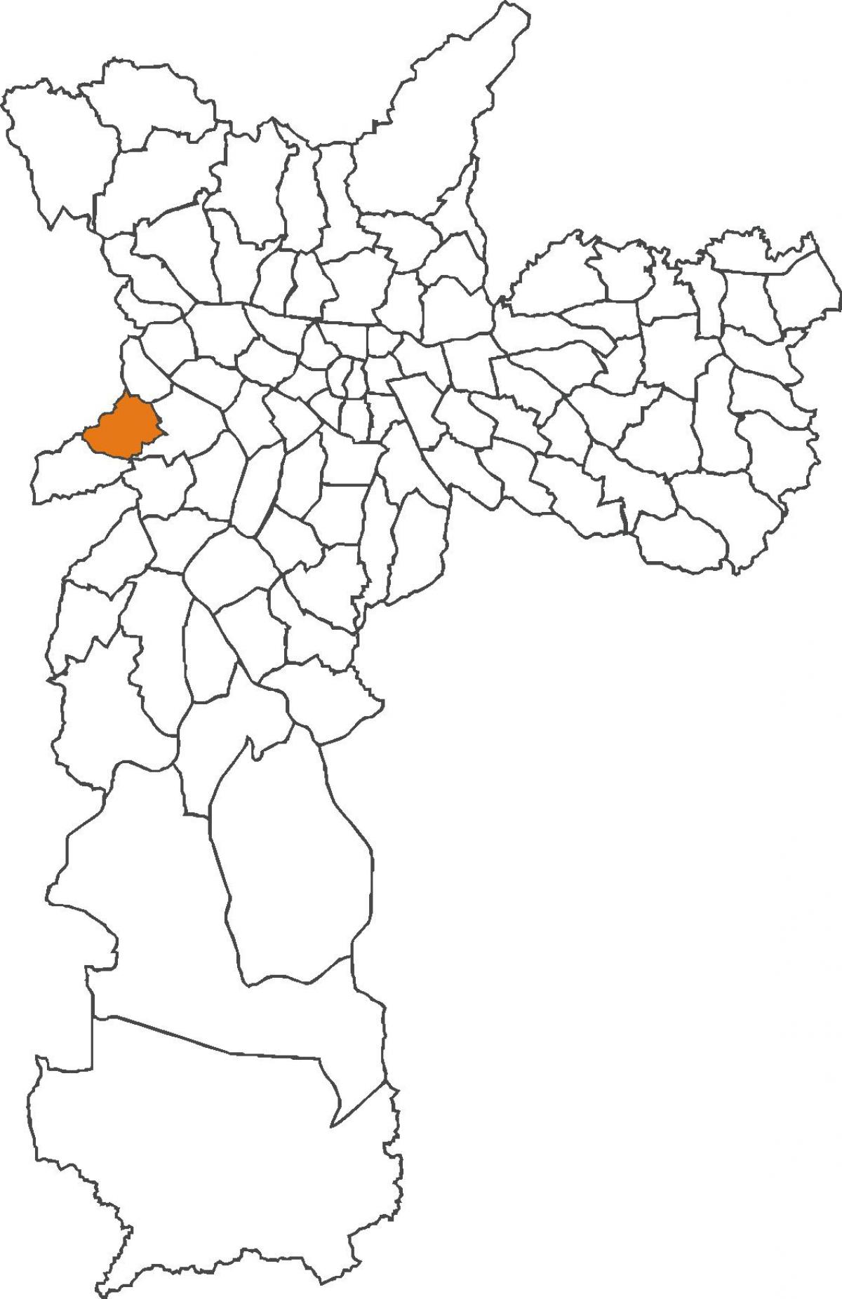 Mapa de Río Pequeno distrito