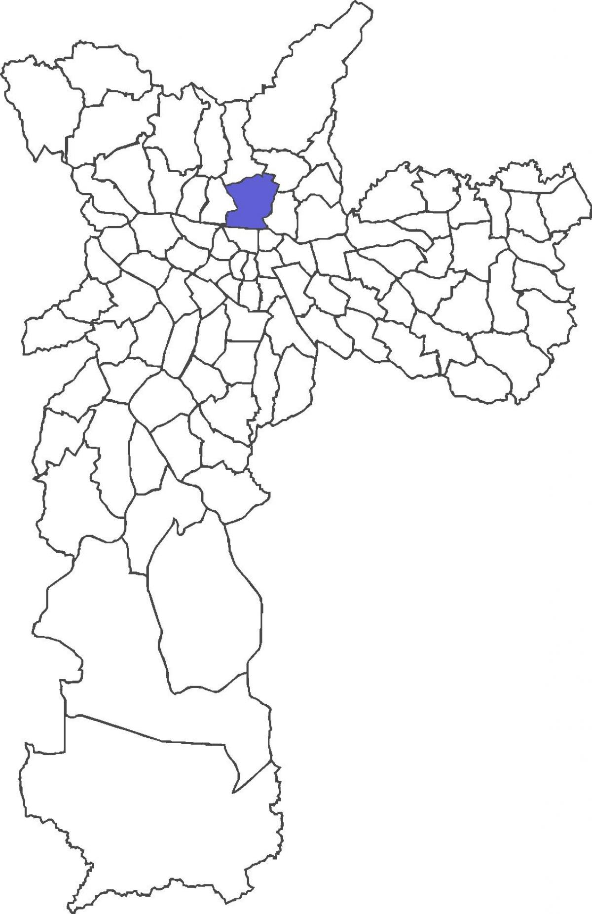 Mapa de distrito Santana