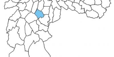 Mapa de Campo Belo distrito