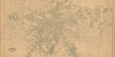Mapa de ex-São Paulo - 1943