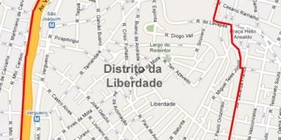 Mapa de Liberdade de São Paulo