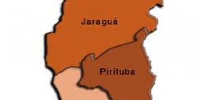 Mapa de Pirituba-Jaraguá sub-prefectura