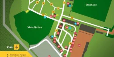 Mapa de Rodeio de São Paulo parque