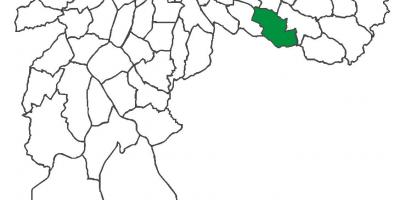 Mapa de distrito de Sapopemba