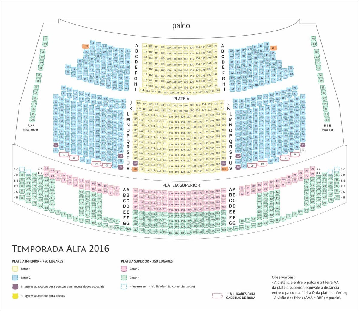 Mapa de Alfa São Paulo teatro
