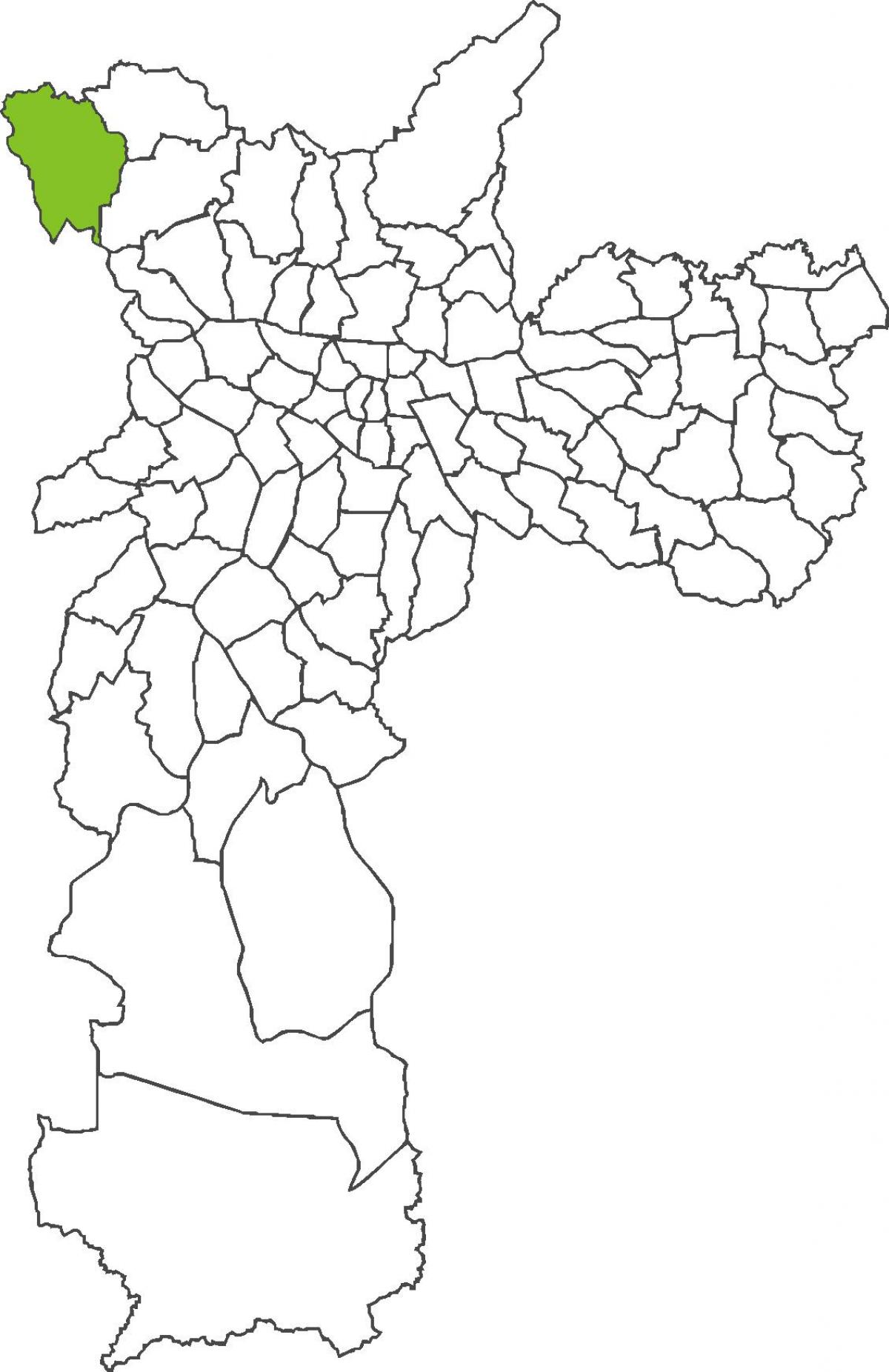 Mapa de distrito Anhangüera