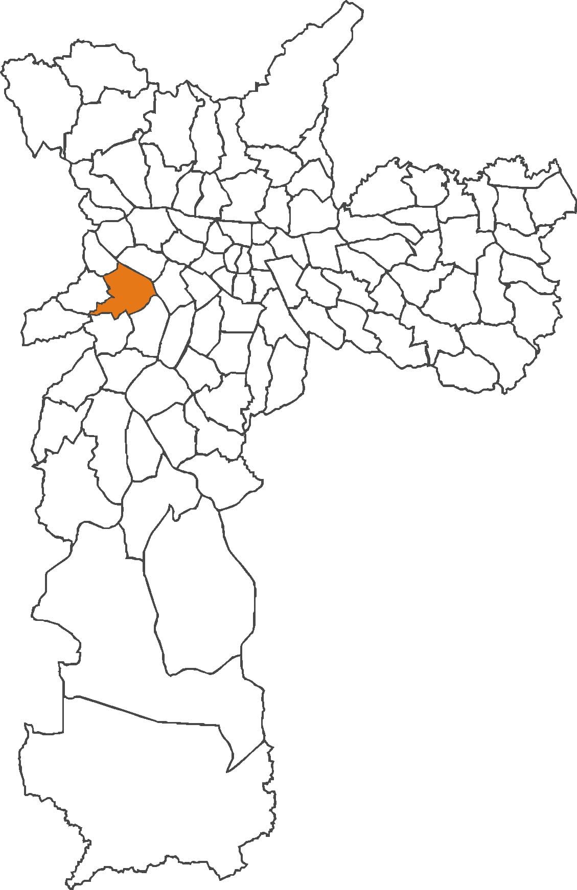 Mapa de Butantã distrito