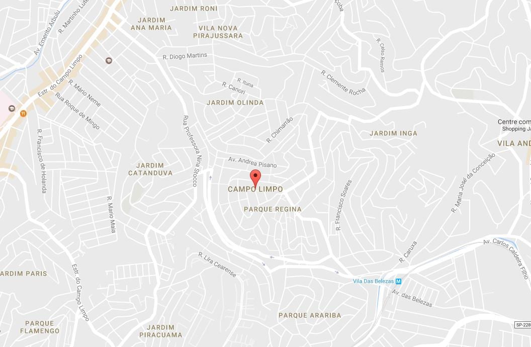 Mapa de Campo Limpo de São Paulo
