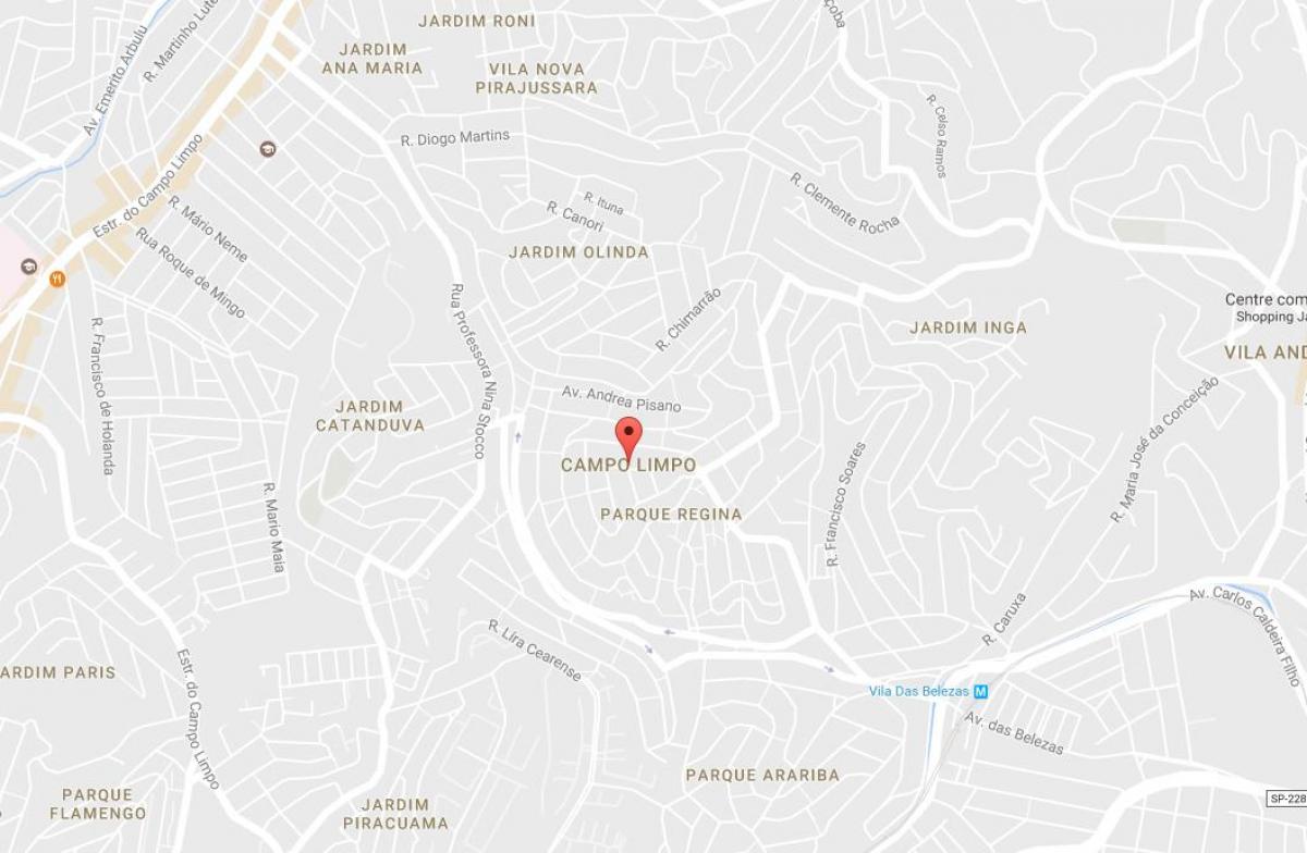 Mapa de Campo Limpo de São Paulo