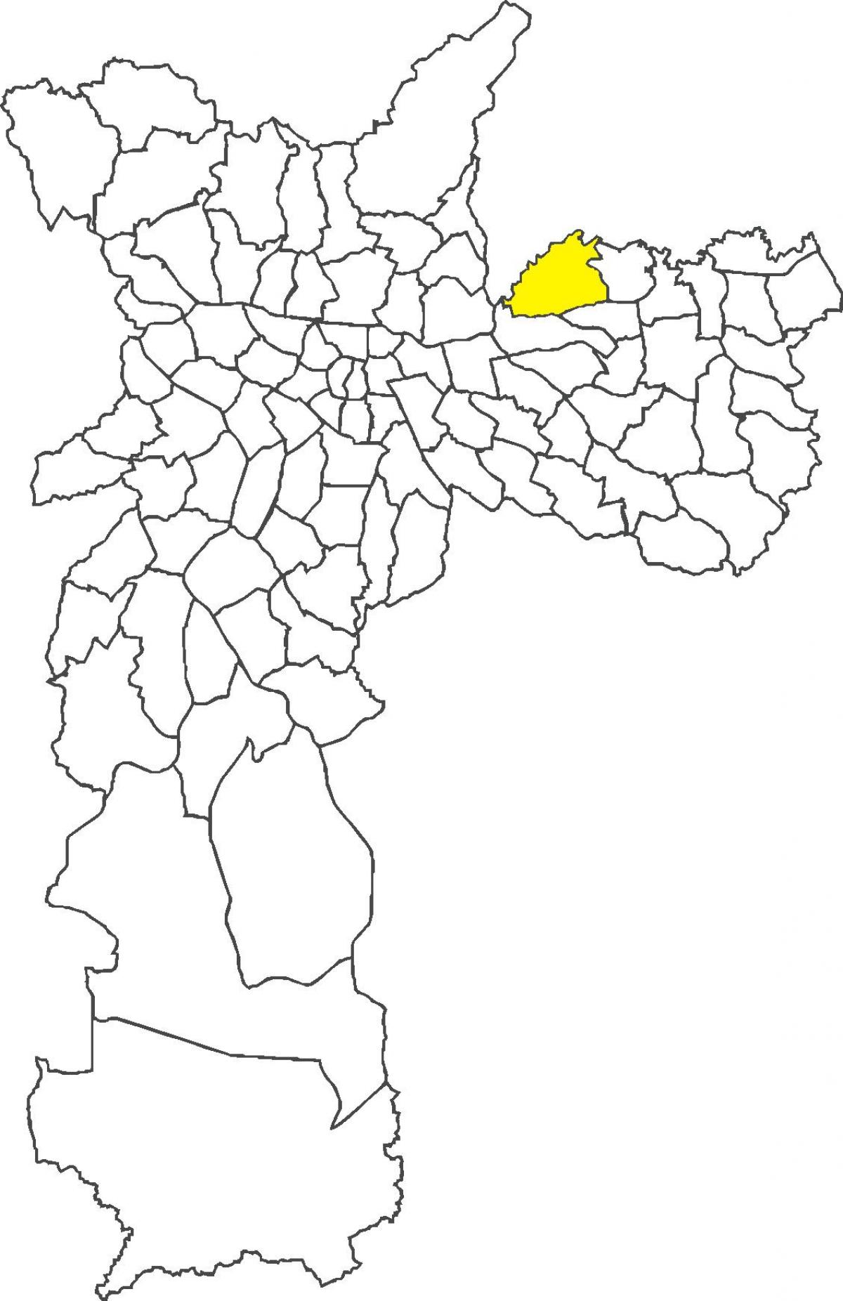 Mapa de distrito Cangaíba