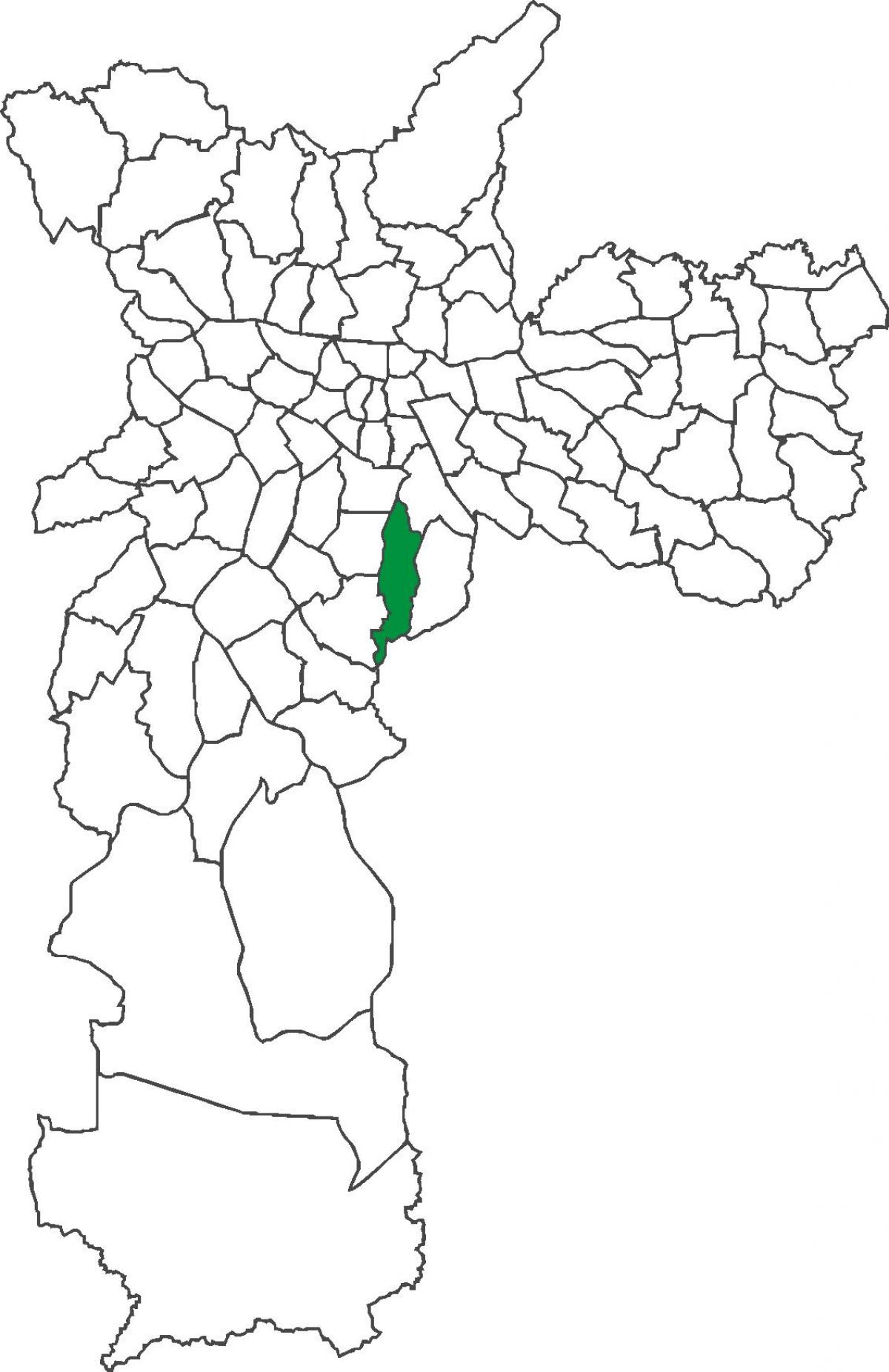 Mapa de distrito Cursino