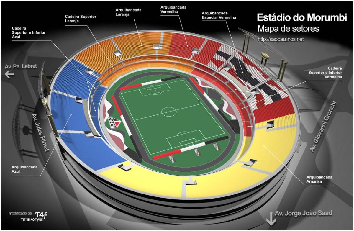 Mapa de Cicero-universidad Pompeu de Toledo São Paulo estadio