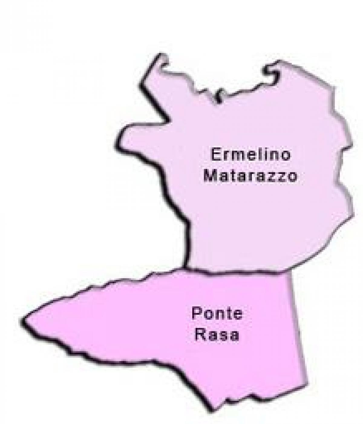 Mapa de Ermelino Matarazzo sub-prefectura