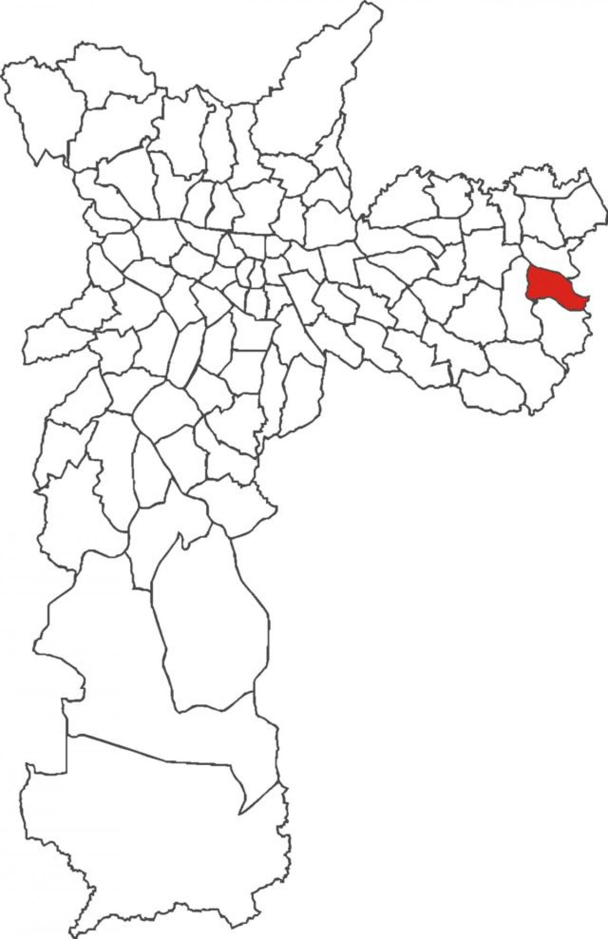 Mapa de distrito Guaianases