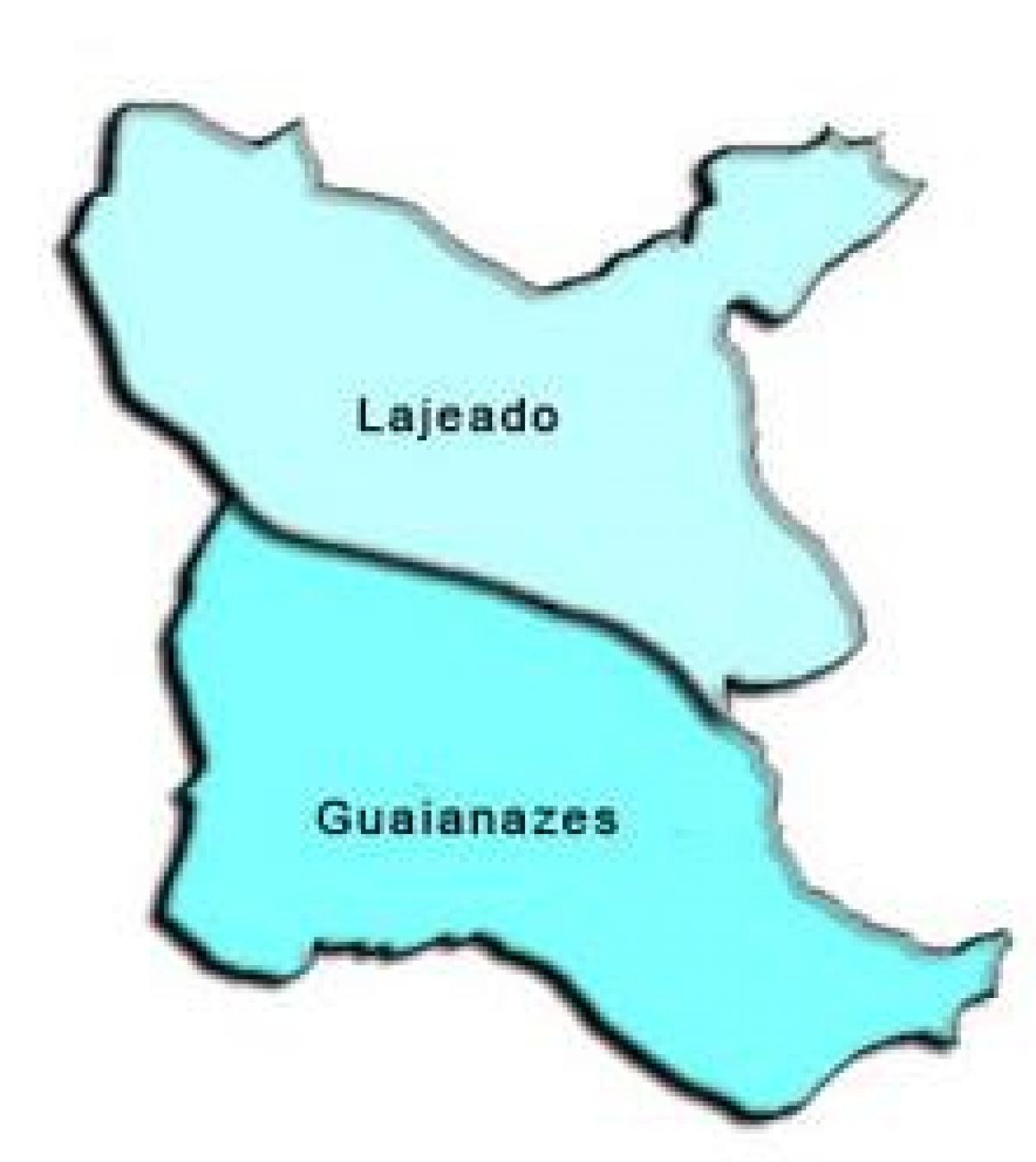 Mapa de Guaianases sub-prefectura