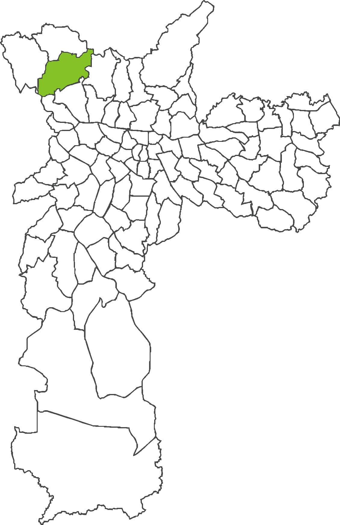 Mapa de Jaraguá distrito