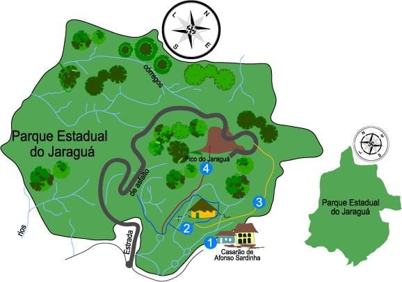 Mapa de Jaraguá Pico