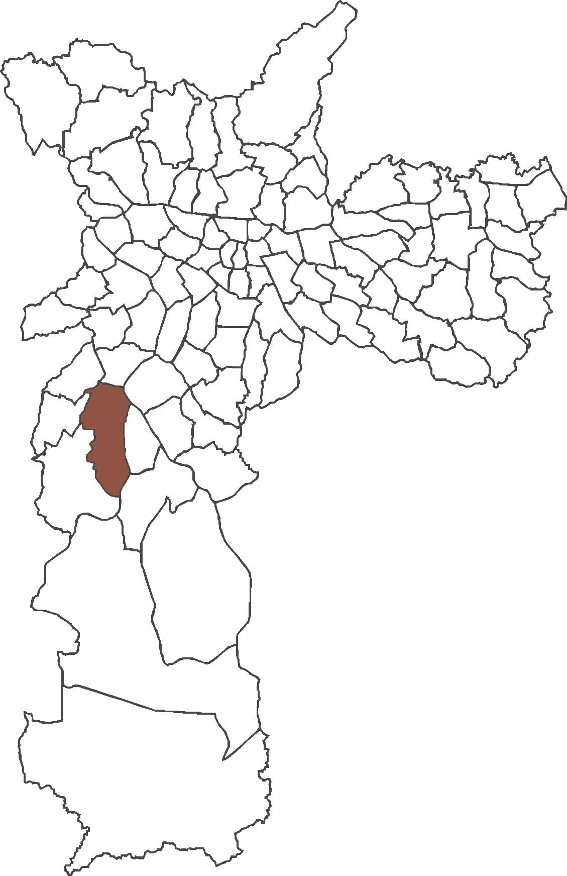 Mapa de Jardim São Luís distrito