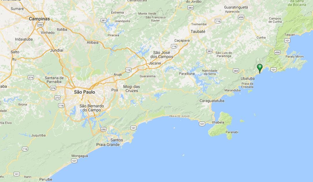 Mapa de la playa de Félix