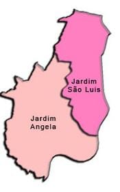 Mapa de M'Boi Mirim sub-prefectura