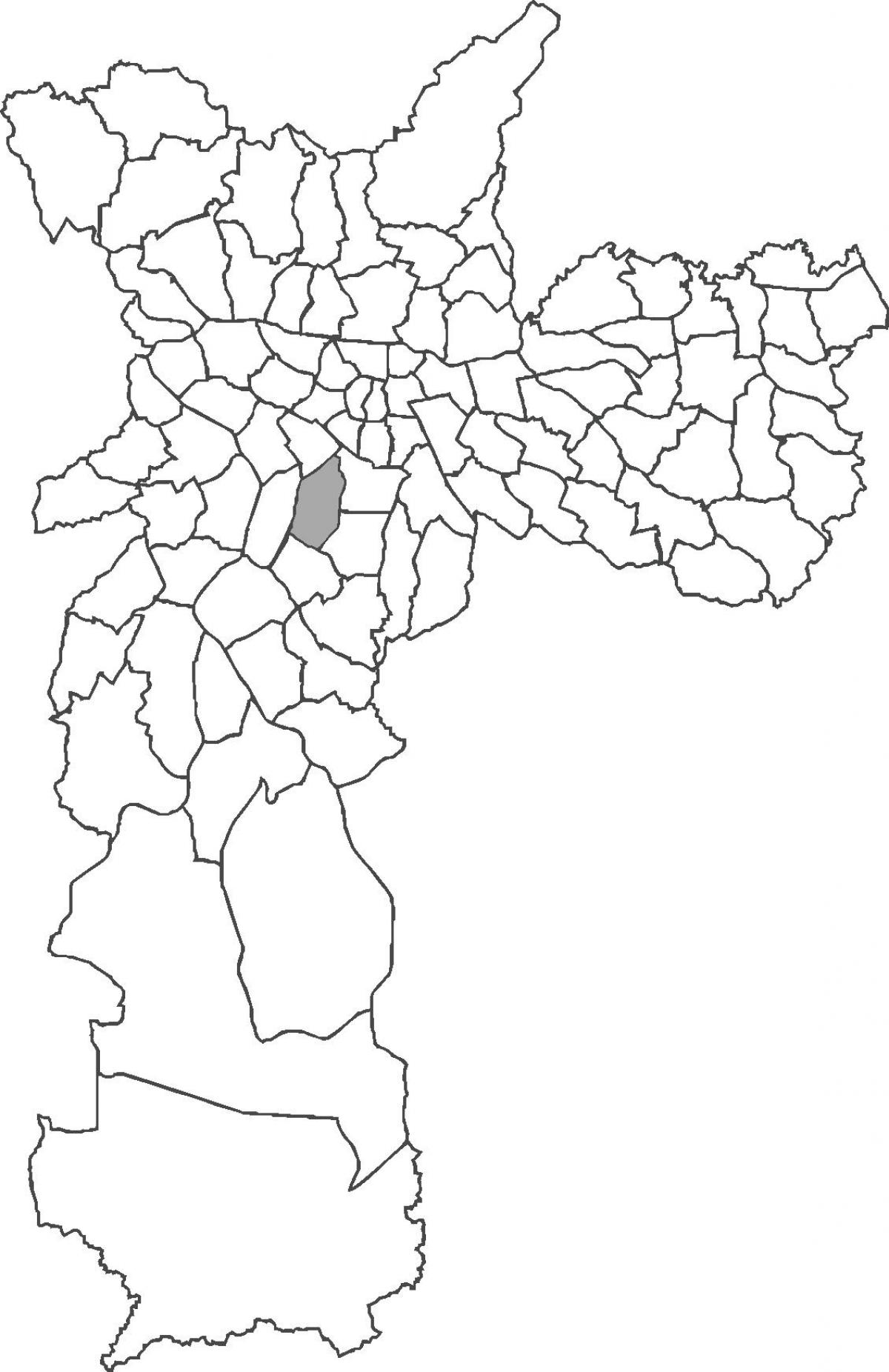 Mapa de distrito de Moema