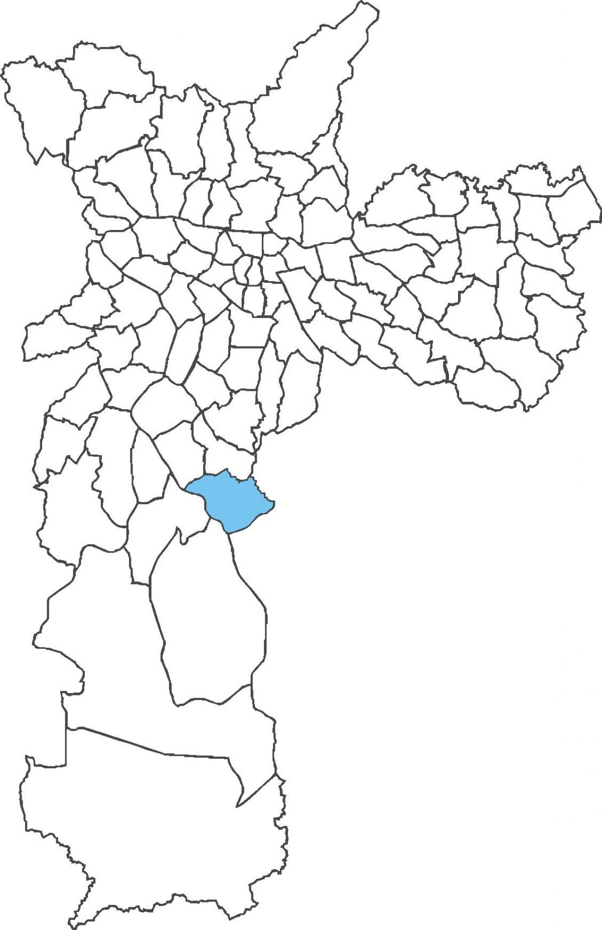 Mapa de Pedreira distrito