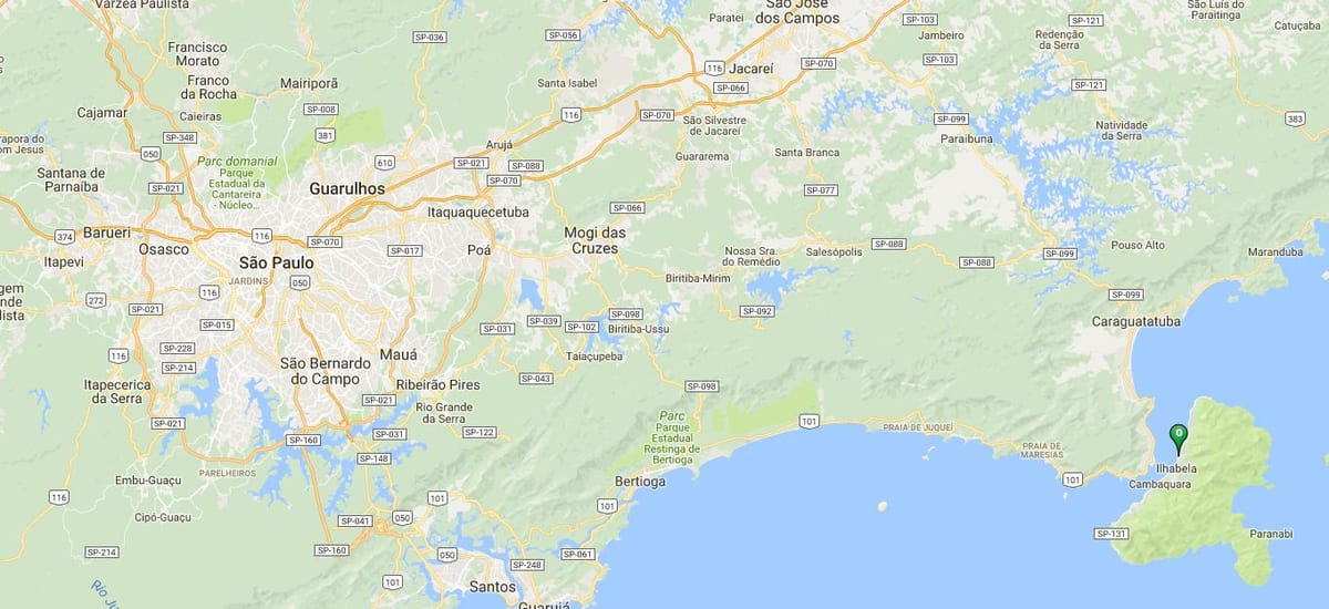 Mapa de playa Engenho Dágua