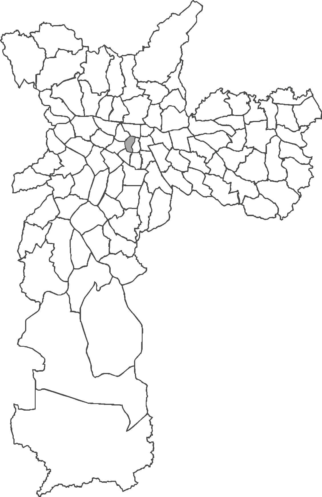 Mapa de la República de distrito