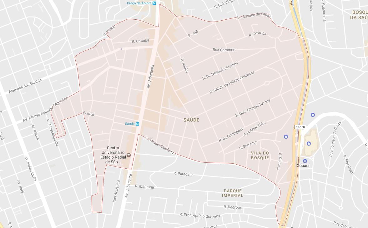 Mapa de Salud de São Paulo