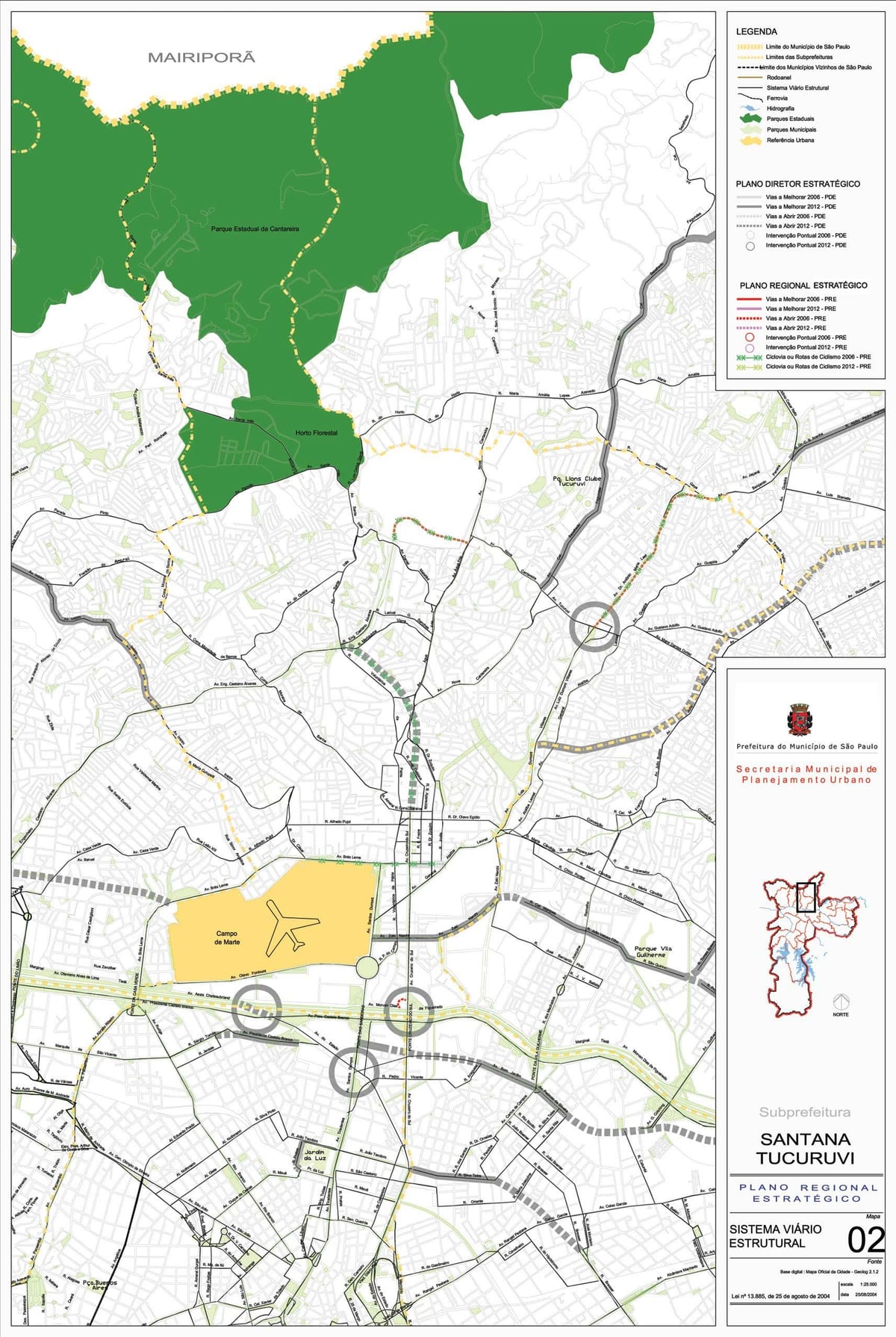 Mapa de Santana São Paulo - Carreteras