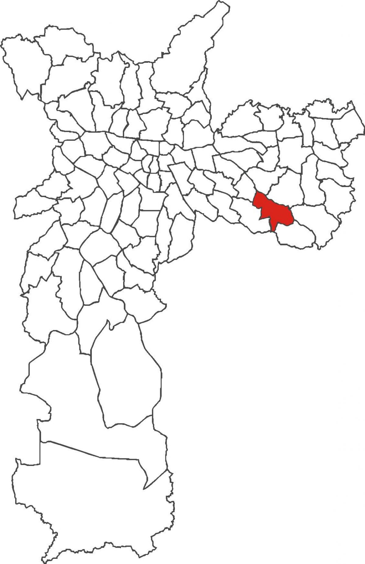 Mapa de São Mateus distrito