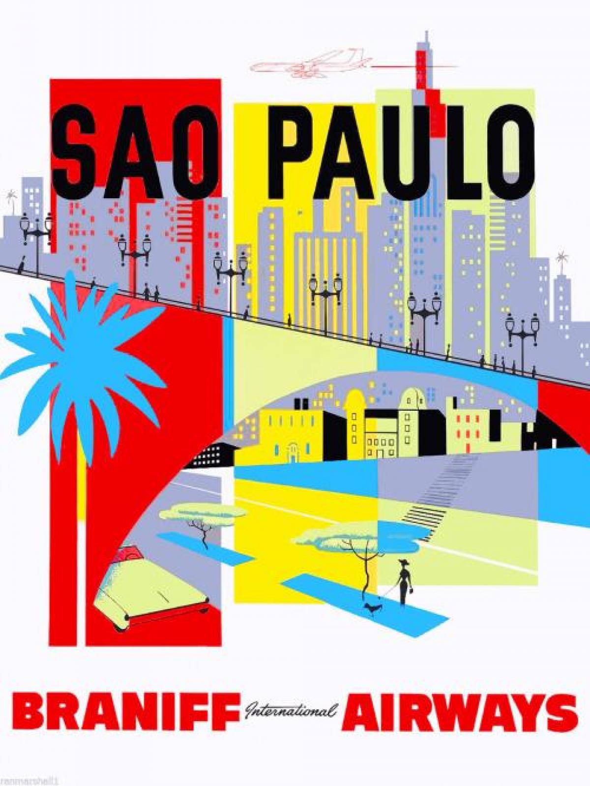 Mapa de São Paulo fondo de pantalla
