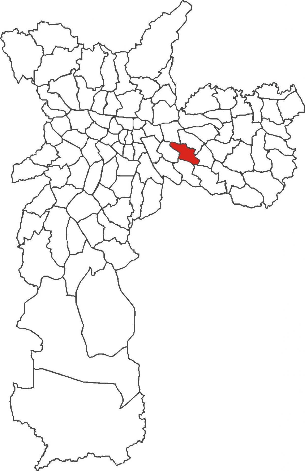 Mapa de Vila Formosa distrito