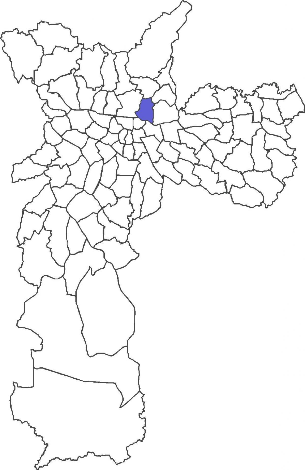 Mapa de Vila Guilherme distrito