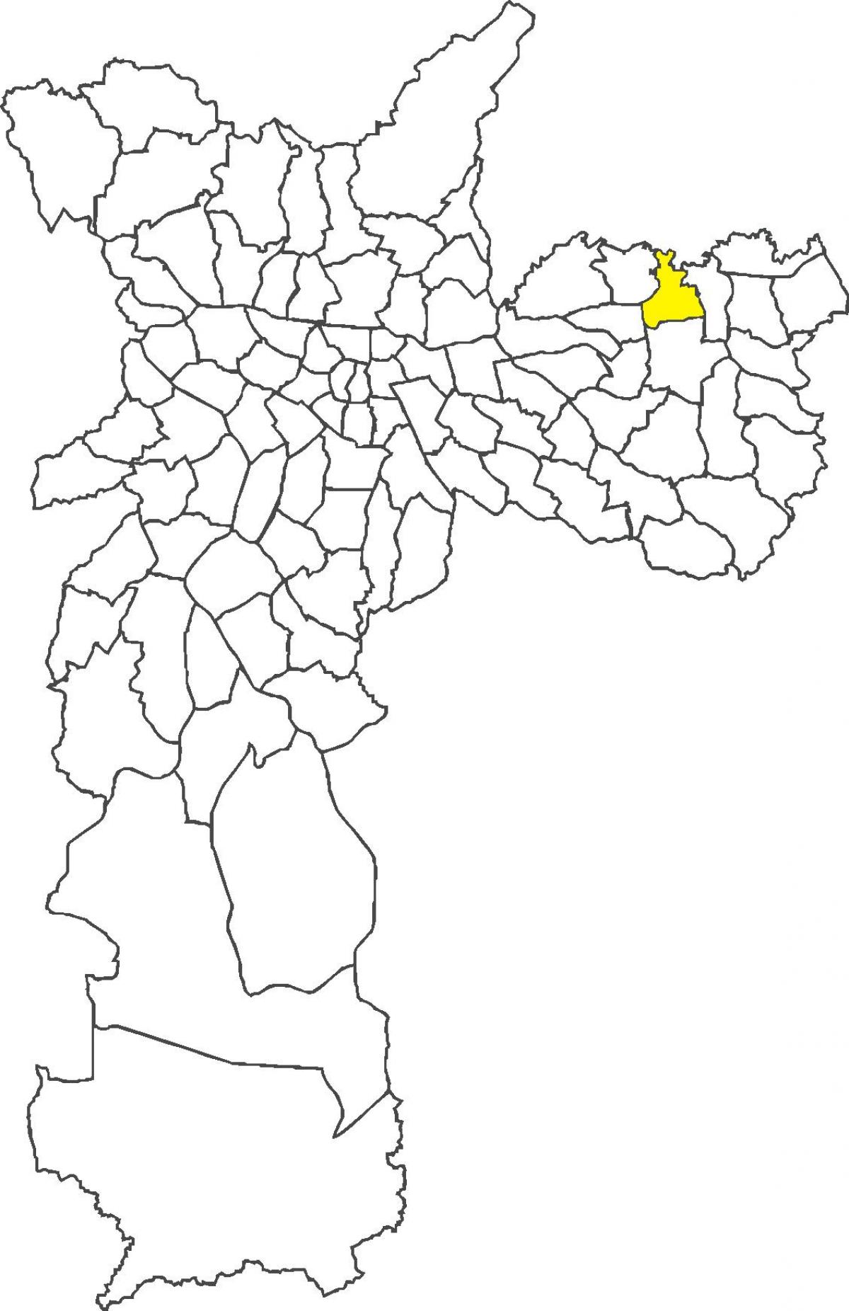 Mapa de Vila Jacuí distrito