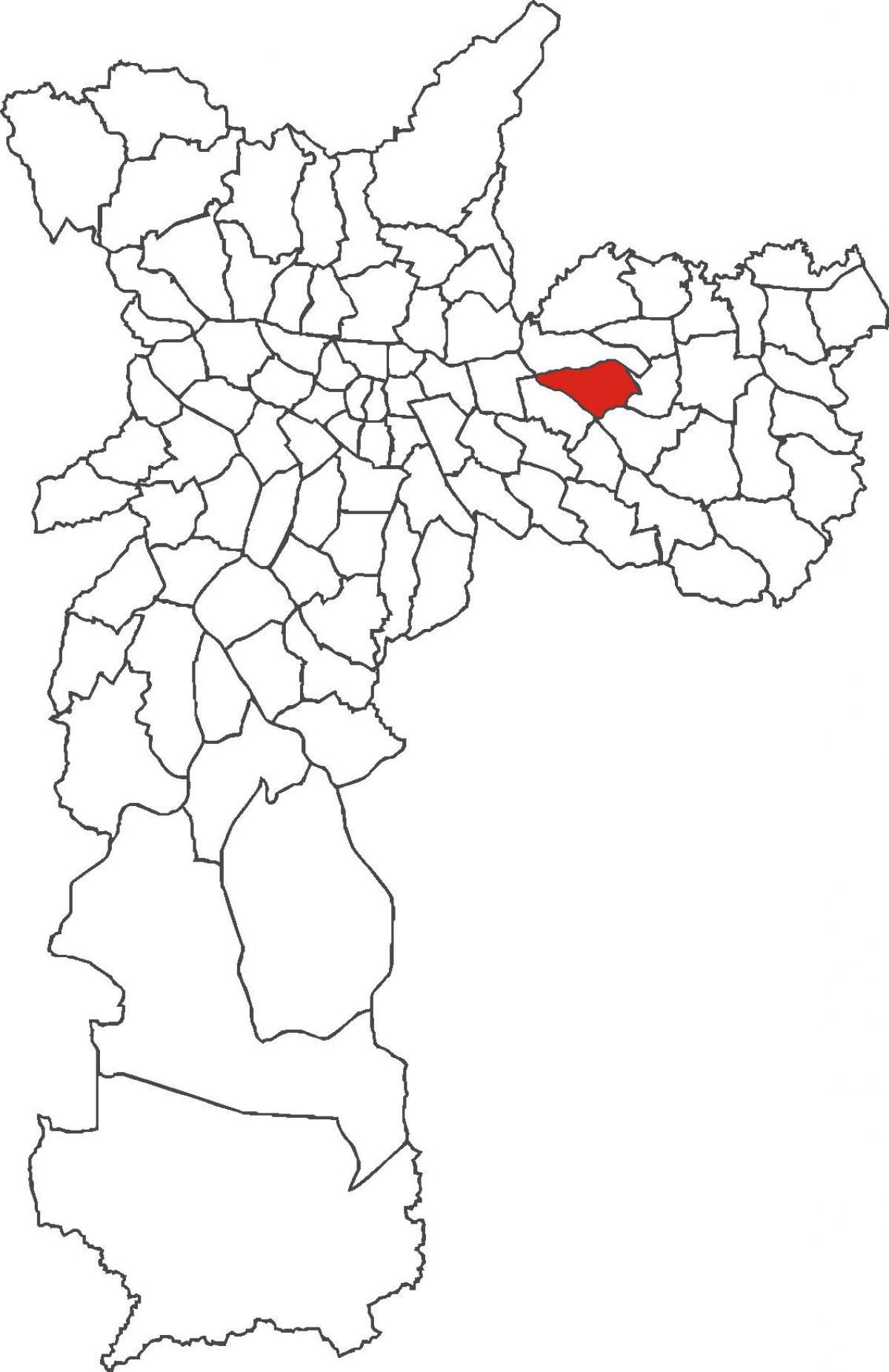 Mapa de Vila Matilde distrito