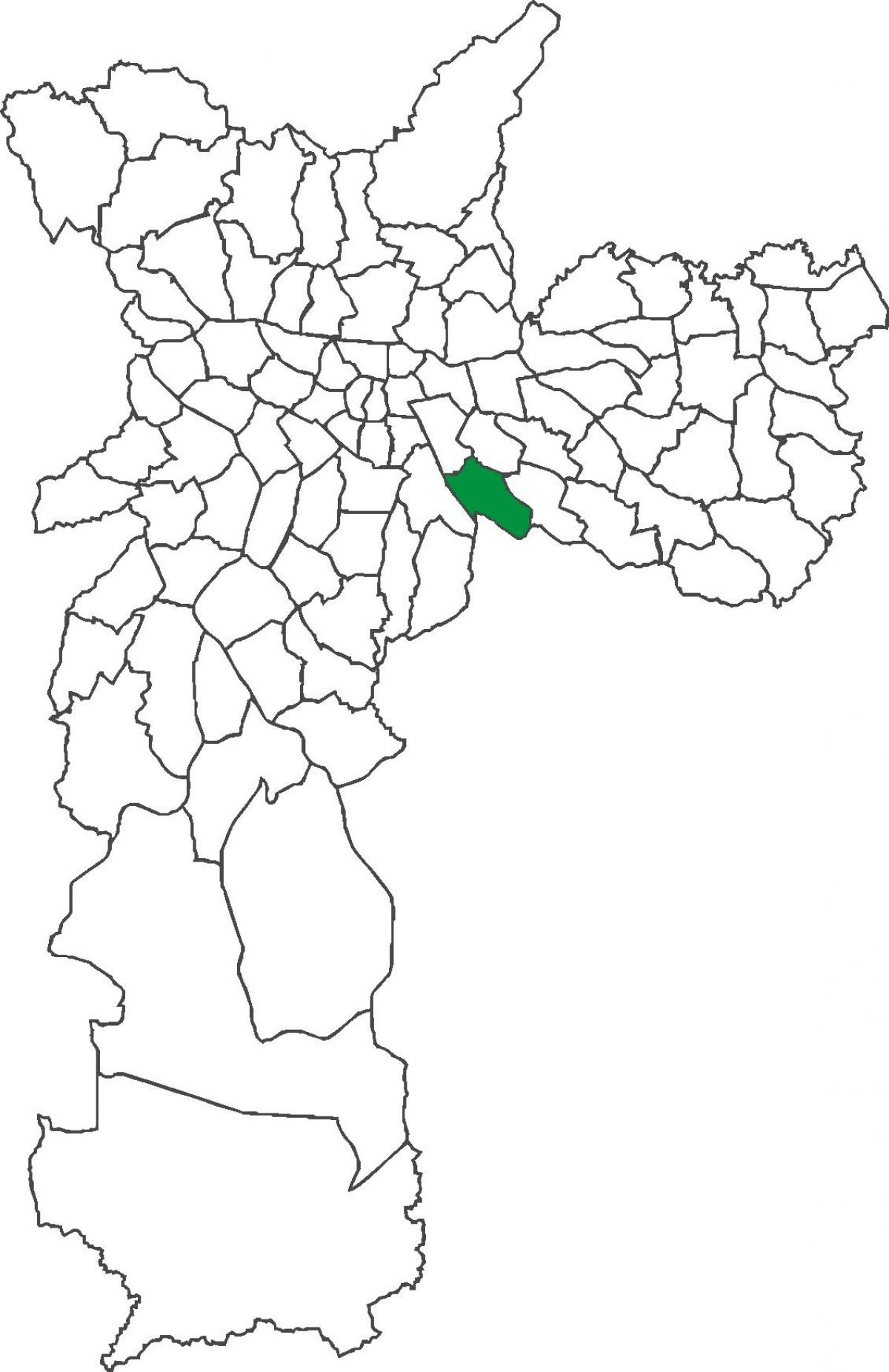 Mapa de Vila Prudente distrito