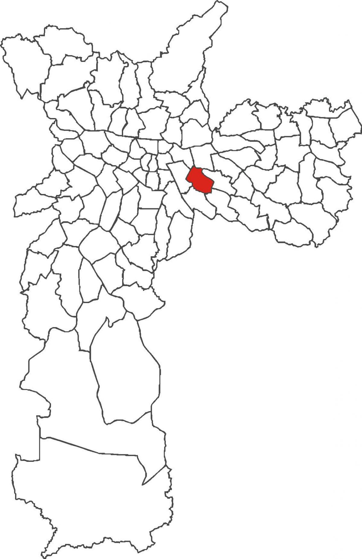 Mapa de Água Rasa distrito