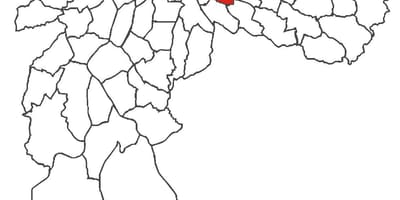 Mapa de Água Rasa distrito