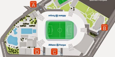 Mapa de Allianz Parque São Paulo