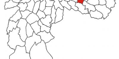 Mapa de distrito Aricanduva