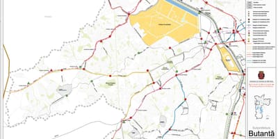 Mapa de Butantã São Paulo - el transporte Público